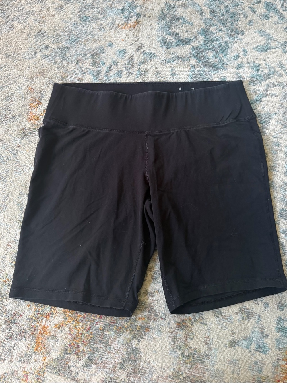 Lane Bryant LIVI Active Black Bike Shorts Plus Size 22/24 Stretch Workout Gym